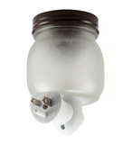 Red Shed SH-001X-10CO Light-Up Glass Jar Plug-In Wax Warmer