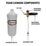 SIMPSON 80271 Adjustable Nozzle Pressure Washer Foam Cannon, 4,000 PSI