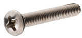 Hillman 881998 Stainless Phillips Oval-Head Machine Screws, #10-24 x 1", 2-Pack