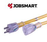 JobSmart WJ-23-12G3100 Indoor/Outdoor Pro Power Extension Cord 100 ft. Yellow