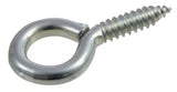 Hardware Essentials 851769 Cd-Screw Eye Large 0.162 in x 1-5/8 in. Pack 1