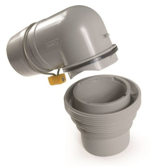 Camco 39144 RV Easy Slip Sewer Elbow and 4-in-1 Adapter