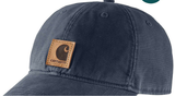Carhartt 100289-211 Men's Solid Odessa Cotton Canvas Baseball Cap, Navy, OS