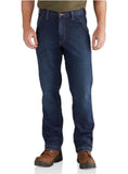 Carhartt 102808-498 Men's Relaxed Fit Rugged Flex Denim Dungaree/Superior/S34X32