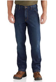Carhartt 102808-498 Men's Straight Rugged Flex Denim Dungaree, Superior, S40X34