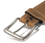 Carhartt A000550700109 Men's Detroit Top Grain Leather Belt, Brown, Size 40