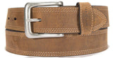 Carhartt A000550700109 Men's Detroit Top Grain Leather Belt, Brown, Size 34