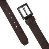 Carhartt 2203-20 Men's Burnished Leather Box Buckle Belt, 1.5 in, Brown, Size 34
