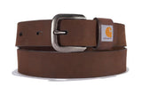Carhartt A000551800104 Women's Saddle Leather Belt, 1.25 in., Brown, Large