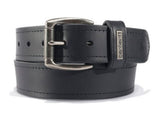 Carhartt A000556120109 Men's Leather Roller Belt, Black, Size 44