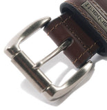 Carhartt A000556120109 Men's Leather Roller Belt, Brown, Size 42
