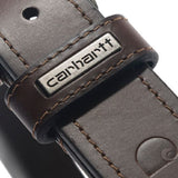 Carhartt A000556120109 Men's Leather Roller Belt, Brown, Size 42