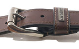 Carhartt A000556120109 Men's Leather Roller Belt, Brown, Size 36