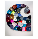 Carhartt A18-247 Men's Knit Cuffed Beanie- Dark Brown/Sandstone, One Size