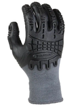 Carhartt A612 Men's Impact C-Grip Gloves Vibration Dampening, 1 Pair, Gray,Large