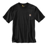 Carhartt K87 Men's Loose Fit Heavyweight Short-Sleeve Pocket T-Shirt, Black, M