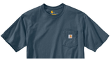 Carhartt K87 Men's Loose Fit Short-Sleeve Pocket T-Shirt, Bluestone, Large