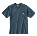 Carhartt K87 Men's Loose Fit Heavyweight Short-Sleeve T-Shirt, Bluestone, 4XL
