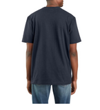 Carhartt K87-NVY Men's Short-Sleeve Workwear Pocket T-Shirt, Navy, Large