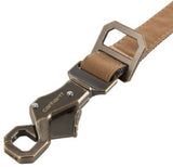 Carhartt P000034720104 Adjustable Journeyman Reflective Dog Leash, 6 ft. - Brown