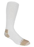 Carhartt SB5552MWHT-L Men's Steel-Toe Cotton Boot Socks, 2-Pairs, White, S10-13