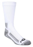 Carhartt Men's Force Performance Work Crew Socks Large White, 1-Pair, Size 12-13