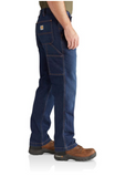 Carhartt 102808-498 Men's Relaxed Fit Rugged Flex Denim Dungaree/Superior/S42X34