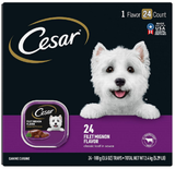 Cesar 10192124 Soft Wet Dog Food Classic Loaf,Filet Mignon Flavor,3.5 oz., 24-Pk