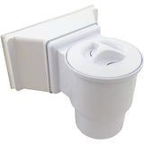 Champlain Plastics,Inc. ACM19300 Wide Mouth Skimmer Complete in White