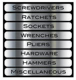 Chroma TS47001 Toolbox Identification Magnets Set, 8-Pack