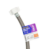 1/2 in. Nom Push Connect x 7/8 in. Ballcock x 12 in. SpeediOne Braided Toilet Connector and 1/4-Turn Valve