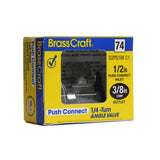 1/2 in. Push Connect Inlet x 3/8 in. Compression Outlet 1/4-Turn Angle Valve