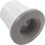 Custom Molded 25523-501-100 1.5" Fiberglass Wall Return Fitting & Gasket - Gray