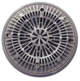 Custom Molded CMP 25531-001-000 8" Galaxy Lid and Gunite Main Drain Frame - Gray
