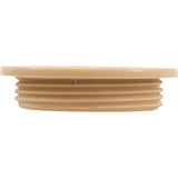 Custom Molded CMP 25542-009-000 1.5" Flat Pool Plug with Gasket - Tan