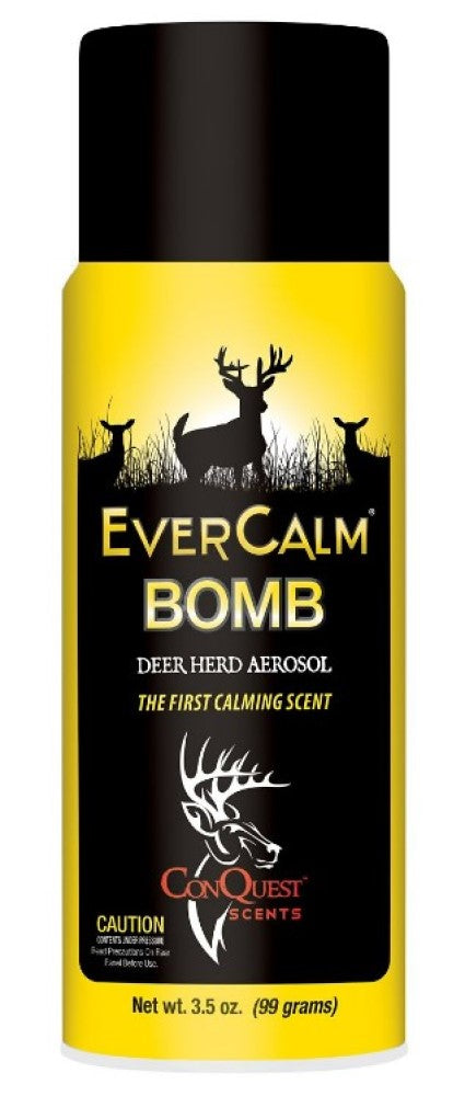Conquest Scents 160362 3.5oz EverCalm Bomb Deer Herd Aerosol First Calming Scent