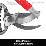 Corona BP3180D Classic CUT Forged Steel Bypass Garden Pruner 1 in.Cut Capacity