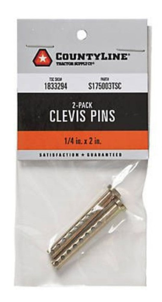 CountyLine 22KITA095 Adjustable Clevis Pins 1/4 in. 2-Pack
