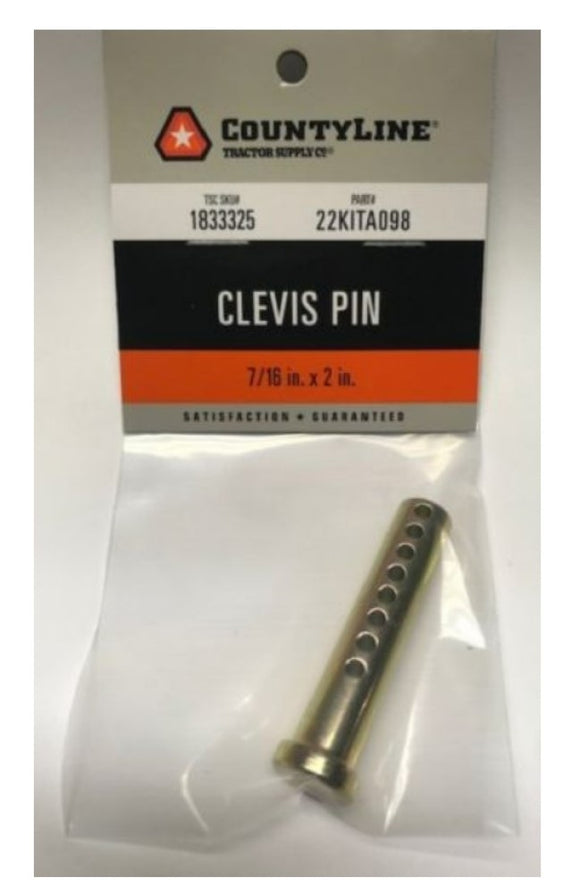 CountyLine 22KITA098 Adjustable Clevis Pin 7/16 in.