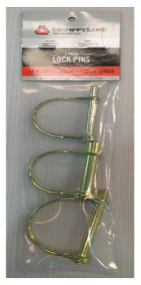 CountyLine 22KITA115 Trailer Round Locking Towing Hitch Pin Various Size1/2 in.