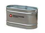 CountyLine 50130028 100 Gal. Capacity Galvanized Oval Stock Tank/2ft x 4ft x 2ft