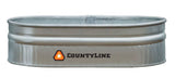 CountyLine 50130198 40 gal. Oval Galvanized Steel Stock Tank, 2 ft x 4 ft x 1 ft