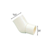 3/4 in. CPVC-CTS 45-Degree Spigot x Slip Elbow Fitting