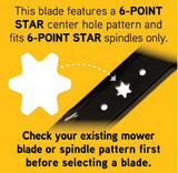 Cub Cadet 490-110-C110 Set Star Center High-Lift Blade for 46 inch Cutting Decks