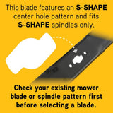 Cub Cadet 490-110-C193 Ultra High-Lift S-Blade for 50 inch Cutting Decks