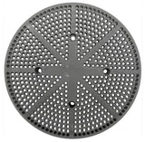 Custom Molded 25215-001-003 175 Gpm Fiberglass Pool Suction Cover Only Vgb Gray