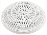 Custom Molded Products 25531-000-000 Gunite Main Drain Frame & Lid AV - White