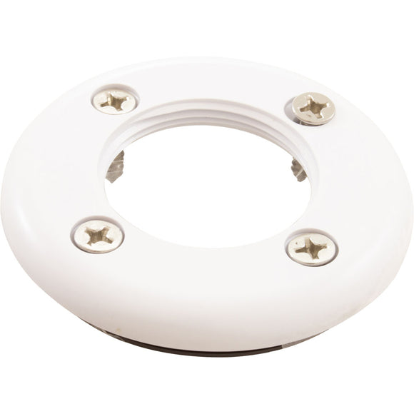 Custom Molded CMP 25546-100-000 Vinyl Pool Return Faceplate Kit Threaded - White