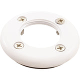 Custom Molded CMP 25546-100-000 Vinyl Pool Return Faceplate Kit Threaded - White