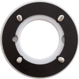 Custom Molded CMP 25546-100-000 Vinyl Pool Return Faceplate Kit Threaded - White